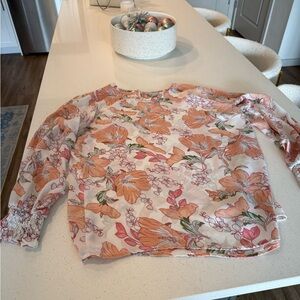 Floral Long Sleeve Blouse